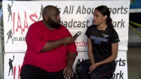 2017-06-10 NJ T&F MOC Olympian Sydney McLaughlin, Union Catholic HS