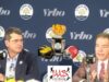 2019-12-31 Rob Page With Alabama’s Nick Saban & Michigan’s Jim Harbaugh @ Citrus Bowl Press